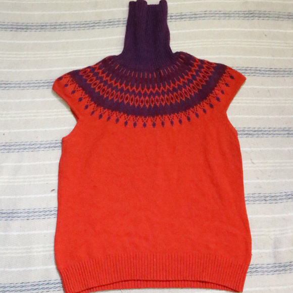 Isaac Mizrahi Sweaters - ISAAC MIZRAHI Sleeveless Turtle Neck Sweater